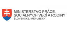 logo Ministerstvo práce, sociálnych vecí a rodiny